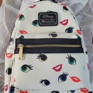 Loungefly x Disney Princess Eyes & Lips Mini Backpack